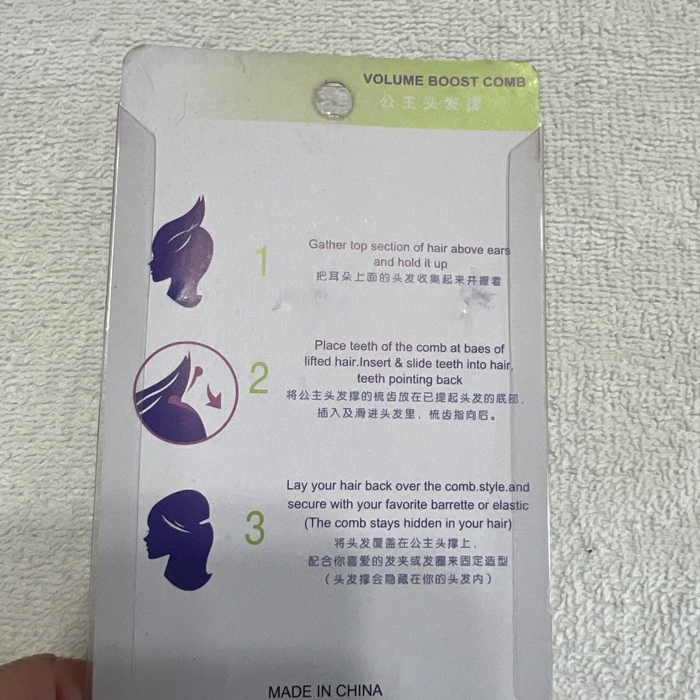 Fountain Flip Hair Clip And Volume Boost Hair Clip B3 Long Hair New In Package